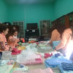 Entrega de Ajuares en el Hospital Materno Infantil