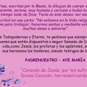 QUINTO DÍA. NOVENA A NUESTRA BEATA MARÍA CRESCENCIA...